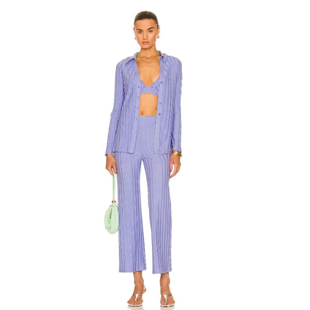 JONATHAN SIMKHAI STANDARD Celia Wide Leg Pant Size XS‎